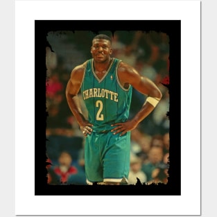 Larry Johnson - Vintage Design Of Basketball Posters and Art